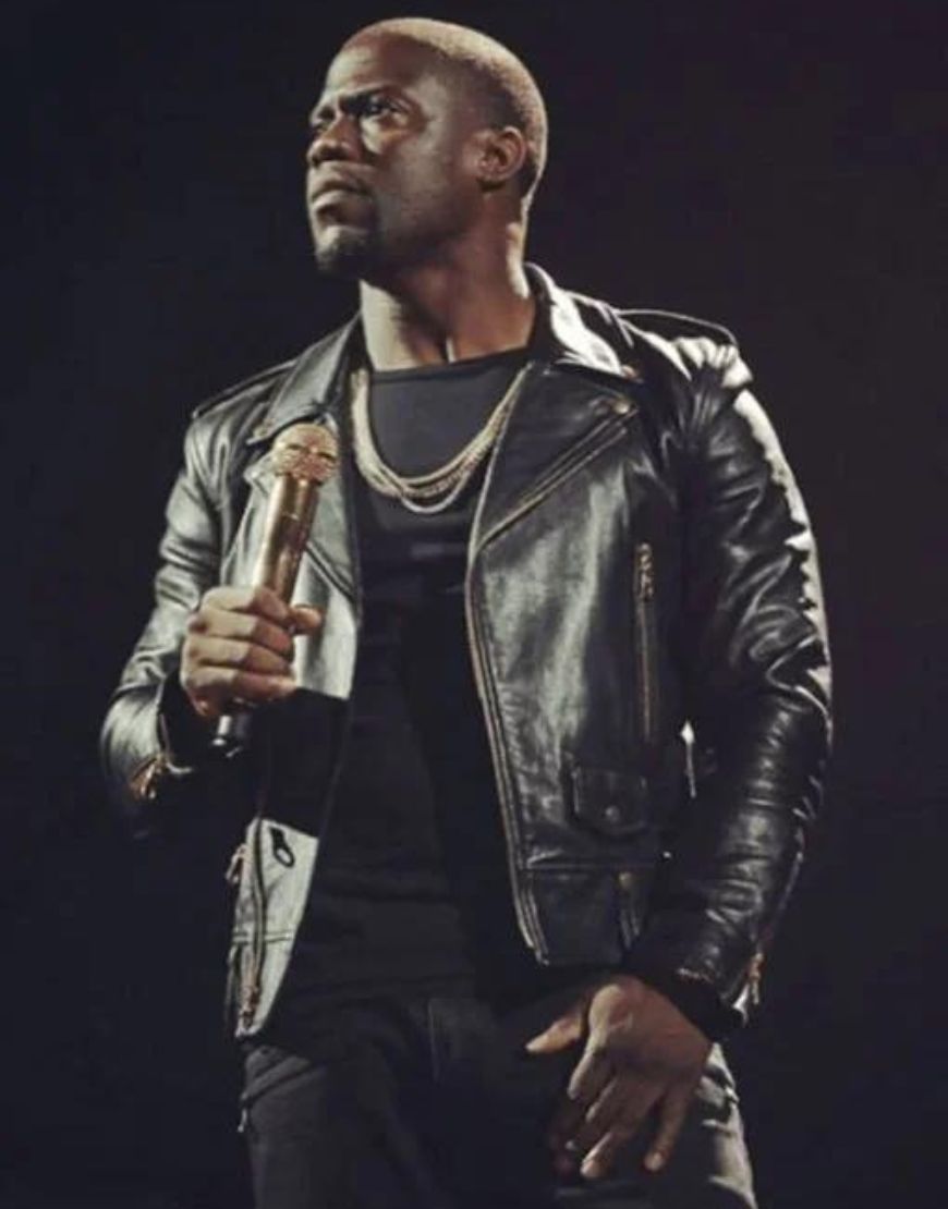 Kevin Hart What Now Black Leather Jacket